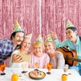thumbnail image 4 of tredstone Photo Backdrop Streamers Decorations 0pcs Tinsel Curtain Backdrop Gold For Birthday Party Party Decorations Rose Gold 6.5ft 1Set, 4 of 6