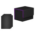 thumbnail image 1 of Card Deck Box with Closure Collectible Cards Container Card Holder Black, 1 of 8