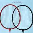 thumbnail image 4 of Badminton Racket Set,Iron Alloy Badminton Set with 3 Shuttlecocks Carrying Bag for Outdoor Backyard Games, 4 of 7