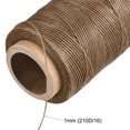 thumbnail image 4 of Unique Bargains 186 Yards 210D/1mm Leather Sewing Thread Polyester Waxed Cord, Pastel Brown, 4 of 5