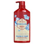Old Spice Fresh Clean Shampoo and Conditioner 2in1 for Men with Glacier Water Scent, for Thick and Healthy Hair for Men