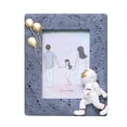 thumbnail image 1 of Family Photo Frame With Astronaut Figurine Table Decor For Birthday Party 8 in x 10 in, 1 of 5