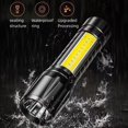 thumbnail image 4 of Dvkptbk Flashlight Led Flashlight 1000 Lumens Super Bright Flashlight Zoomable Rechargeable Flashlight with 3 Modes Powerful Handheld Flashlight Camping Essentials, 4 of 8