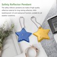 thumbnail image 2 of 26 Pieces Children's Safety Reflector Pendant,Star Safety Reflector for School Bag,Backpack,Cycling,Walking,Running, 2 of 7
