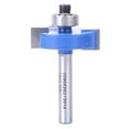 thumbnail image 2 of 2-Flute T-Slot Router Bit with 6.35mm Shank - YG8 Alloy Cutter Head & 45# Carbon Steel Body, 9.52mm Blade Diameter/Length, Heat-Resistant Coated Woodworking Tool for MDF, Solid Wood, Plywood,, 2 of 6