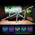 thumbnail image 2 of Mistaha Applique Murale DEL Interactive Bricolage avec Synchronisation Musicale, 44 Scènes et Contrôle Bluetooth - Lampe d'Ambiance RVB pour Salle de Jeux, Chambre, Salon - Barres d'Éclairage de Déco Maison Créatives - Blanc, 2 of 7