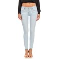 thumbnail image 1 of Cover Girl Jeans Juniors Low Rise Waisted Butt Shaping Skinny Grey Jeans Size 3, 1 of 7