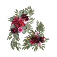 thumbnail image 3 of Abbracc 2 Pieces Artificial Wreath Artificial Floral Swag Simulation Garland Flower Swag E, 3 of 9