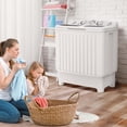 thumbnail image 4 of Costway Portable Washing Machine Twin Tub Compact Laundry Washer with 20 lbs Capacity, 4 of 10