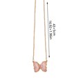 thumbnail image 2 of PVCS Ladies Fashion Multicolor Butterfly Necklace Crystal Clavicle Chain Pendant, 2 of 2
