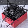 thumbnail image 1 of Crinkle Paper Raffia Shreds Colorful Boxes Filling Material DIY Craft Decoration Packaging Confetti Wedding Party Greeting Tissue Accessories Black, 1 of 5