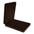 thumbnail image 1 of KLKCMS Jewelry Organizer, Necklace Storage, 19x24cm, Ear Box, Velvet Holder, Coffee, 1 of 5