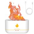 thumbnail image 1 of Humidificateurs de Flamme - 240ml Diffuseur d'Huile Essentielle Brume Fraîche Diffuseur d'Arôme USB Lumière Changeante Colorée, 1 of 7