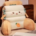 thumbnail image 3 of KER Bed Backrest Pillow For Sitting Up In Bed Reading Pillow With Arms Lumbar Support Cushion For Sofa Chair Floor & Student Dorm, 3 of 5