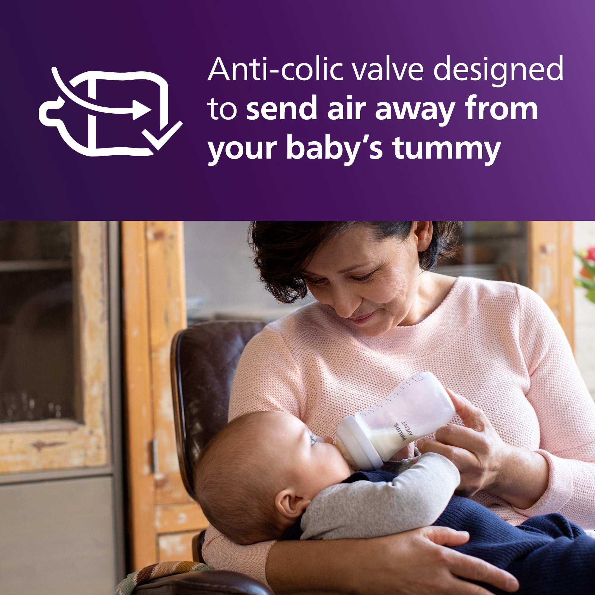 Philips Avent Natural Response Nipple Flow 2, 0M+, 2 pack, SCY962/02