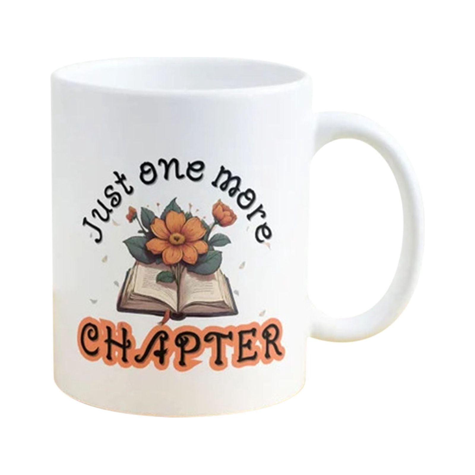 Gift For Book Lover, Floral Book Mug, Reading Mug, Flower Book Mug, Book Lover Mug, Librarian Mug,Teacher Gift