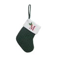 thumbnail image 1 of Birdeem Christmas Large Letters Christmas Stockings Cute Striped Christmas Tree Pendant Holiday Decorations, 1 of 5