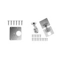 thumbnail image 2 of Hinge Repair Set Stainless Steel Door hinge plate hinge plate Hinge Plate Screws Kit, 1pc Hinge Plate, 6pcs Screws, 2 of 8