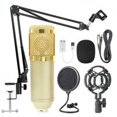 thumbnail image 2 of Kit d'Enregistrement de Studio de Chant Téléphone PC KTV Micro Microphone de Réseau Support de Bras Pliant, Golden Workhe, 2 of 9