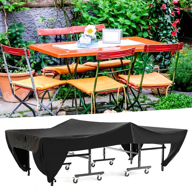 Table Cover, Durable Wear- Table Tennis Table Cover, 280x153x73cm For Home Outdoor Terrace Tables Table Tennis Tables