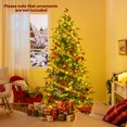 thumbnail image 2 of Costway 7.5 FT Artificial Christmas Tree with 1162 Branch Tips 380 LED Lights 3 Timers Remote, 2 of 10