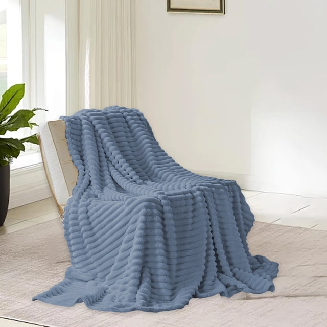 TACILIP 39.4x27.6in Soft and Thick Double Layer Raschel Blanket A Must Have Warming Artifact In Winter Suitable for Beds Sofas and Other Scenes Providing The Ultimatecomfort Blankets, Mom Gifts