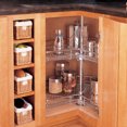 thumbnail image 2 of Rev-A-Shelf Rein 2 Tablettes Susan Paresseux pour Armoires à Base d'Angle, Chrome, 2 of 8