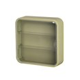 thumbnail image 4 of Wall Mount Showcase,Wall Mount Figures Display Cabinet for Collection,Clear Acrylic Display Case for Mini Toy Spice Can,Desktop 3 Layer Storage Box Cabinet Organizer,3 Tier Storage Box Green, 4 of 8