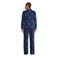 thumbnail image 3 of George Women's Notch Collar Pajama 2-Piece Set, 3 of 6