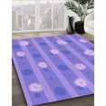 thumbnail image 3 of Ahgly Company Tapis d'Intérieur Lavable en Machine Carré Transitionnel Mimosa Violet, 6 Pieds Carré, 3 of 7