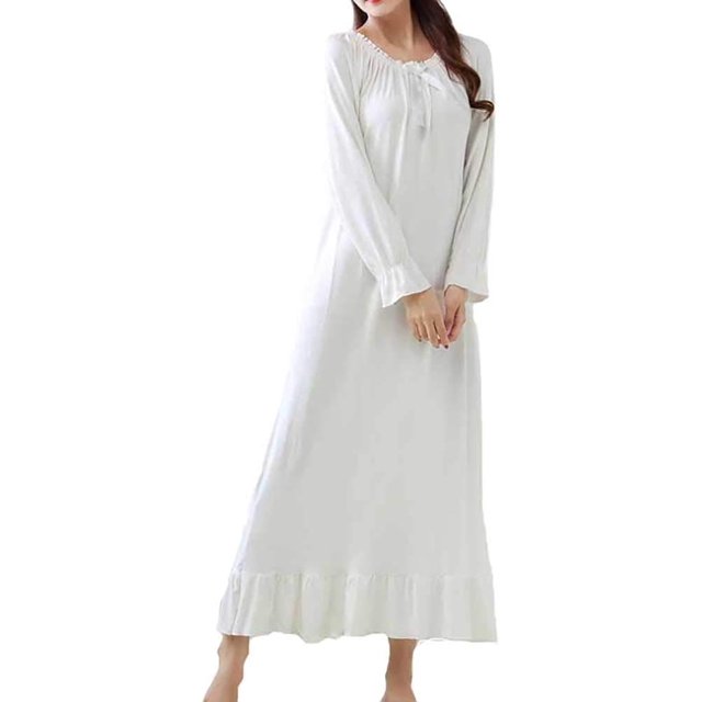 Crescentt Pyjama en Modal de Luxe, Respirant et Confortable, Ensemble de Pyjama Ultra Doux pour Femmes, Ensemble de Pyjama Classique en Modal à Manches Longues - Ivoire, Moyen
