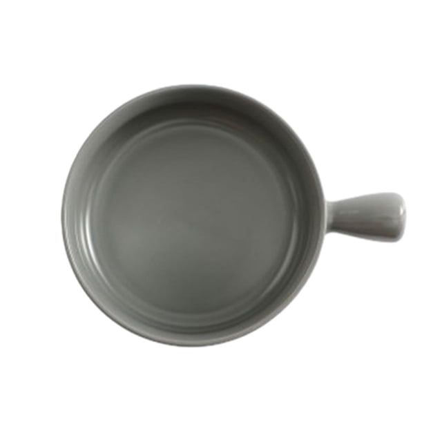 maskred Enjoy Soup In Style With Cute Porcelain Bowls Suitable For All Occasions Lightweight And Portable Grey