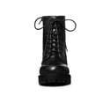 thumbnail image 2 of Unique Bargains Bottes de Combat à Talons Épais à Plateforme pour Femmes, 2 of 8