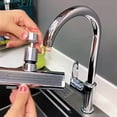thumbnail image 4 of Ynlkorvg Faucets 360° Kitchen Faucet Stainless Steel Adjustable Height Pull Out Tube Faucet, 4 of 9