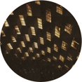 thumbnail image 1 of Ahgly Company Tapis de Zone Ronds d'Intérieur Lavables à la Machine, Transitionnels, Noir Nuit, 6 Pieds Rond, 1 of 7