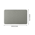 thumbnail image 3 of Home Kitchen Bathroom Textile Deals!Pcksrro Fleece Solid Color Entrance Mat Bathroom Slip And Absorbent Mat Bathroom Door Mat Household Use, 3 of 6