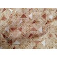 thumbnail image 4 of oneOone Cotton Cambric Hot Curry Fabric Texture & Triangle Geometric Sewing Craft Projects Fabric Prints By Yard 42 Inch Wide, 4 of 4
