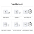 thumbnail image 2 of 3A Gas Boiler Thermostat LCD Touch Screen Digital Heating Thermostat Programmable Intelligent Temperature Controller Antifreeze Energy Saving Suitable for Home School Office Hotel, 2 of 8