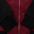 thumbnail image 4 of IROINID Veste Courte Décontractée pour Femmes Couleur Unie à Fermeture Éclair Manches Longues Confortable, Vin, 4 of 5
