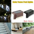thumbnail image 2 of Solar Lamp LED Solar Lamp Garden Light Path Light Outdoor Lighting Garden Lamp （Warm White） - Brown, 2 of 5