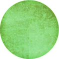 thumbnail image 1 of Ahgly Company Machine Washable Indoor Round Transitional Emerald Green Area Rugs, 6' Round, 1 of 7