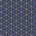 thumbnail image 1 of Ahgly Company Tapis d'Intérieur Lavable en Machine Carré Bleu Transitionnel, 4 Pieds Carré, 1 of 7