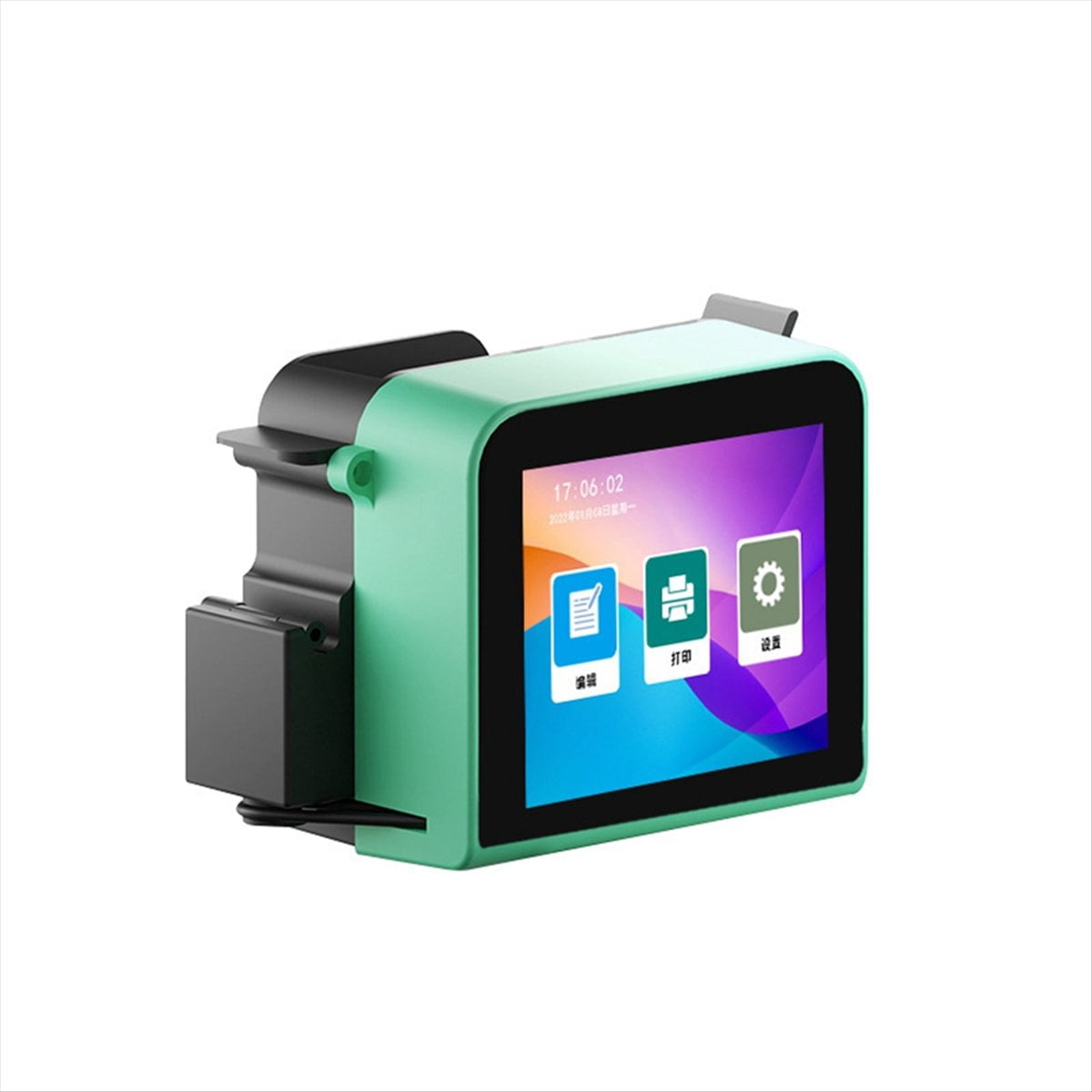 T1 Mini Hand Held Expiry Date Portable Handheld Coding Machine Tij Thermal Inkjet Printer Dark Green,1 x T1 Small Mini Handheld Marking Machine,Dark Green
