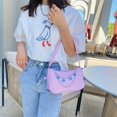 thumbnail image 4 of Vintage Women Butterfly Chain PU Small Shoulder Bag Solid Color Underarm Bags, 4 of 9