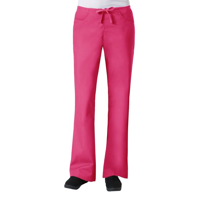 Pantalon d'Uniforme à Jambe Évasée Core par Maevn pour Femmes, Noir