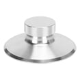 thumbnail image 2 of Record Clamp, Reduce Vibration Record Stabilizer Turntable Aluminium Alloy Lightweight Compact  for LP Player Silver,Black, 2 of 7