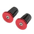thumbnail image 1 of Handlebar Plug, 15 To 24mm Bike Grip Plug  For Road Bikes Red, 1 of 8