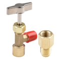 thumbnail image 2 of R134a Robinet de Climatiseur avec Adaptateur de Réservoir pour Tuyaux de Recharge CA de 1/4 Po et 1/2 Po, 2 of 11