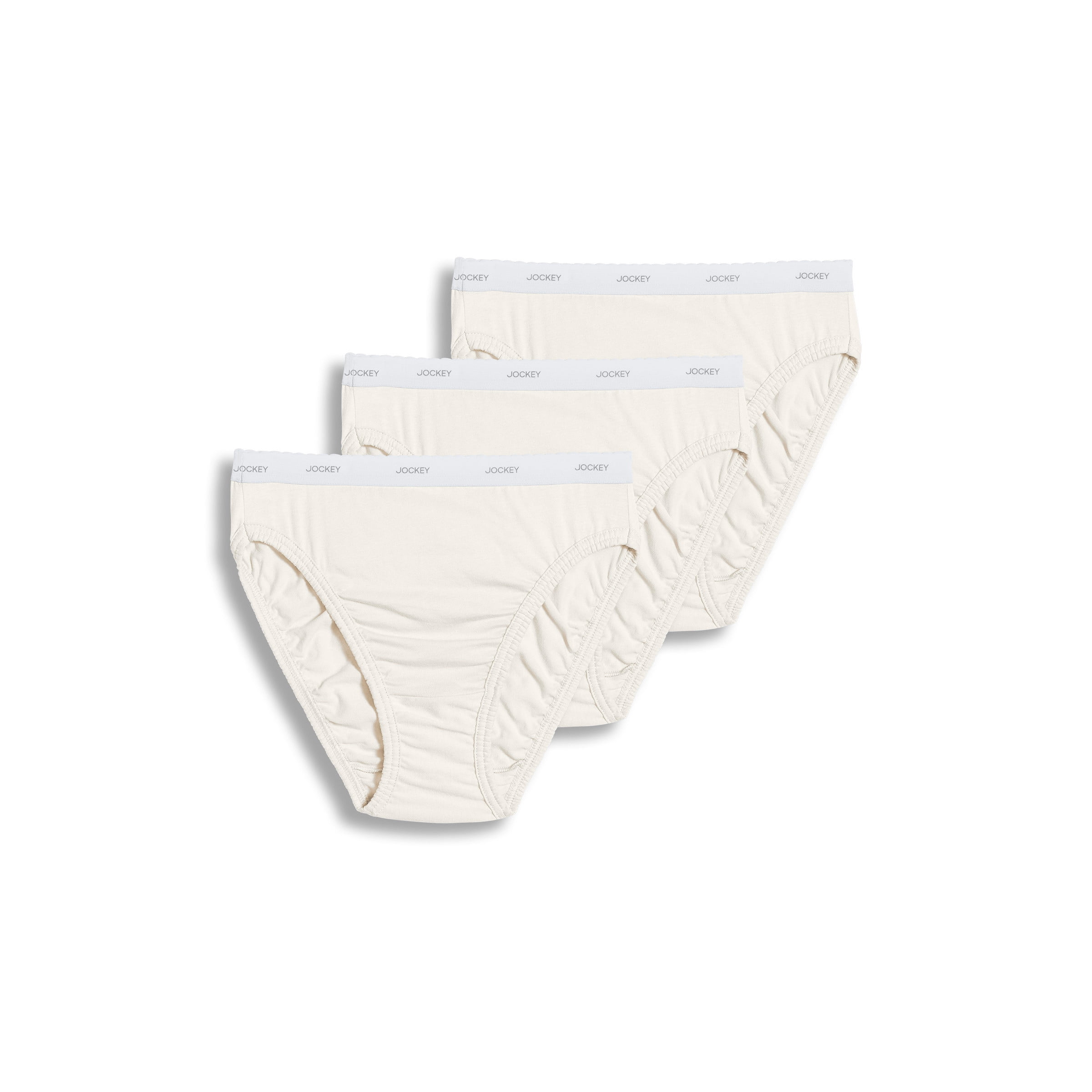 Jockey Femmes 100 % Coton Coupe Classique Française - Lot de 3