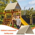 thumbnail image 4 of BotaniNest Swing Set Replacement Tarp Playground Replacement Playground Tarp Replacement Outdoor Swing Covers Rainproof Awning For Playset 52x90 Inches, 4 of 4
